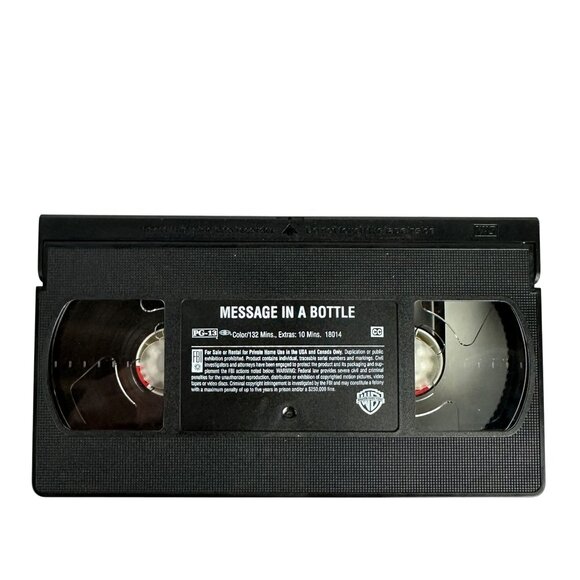Message In A Bottle VHS 1999 Drama Kevin Costner Robin Wright Special Features - Picture 3 of 8